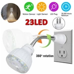 Led Motion-activated Sensor Night Light Indoor Outlet Plug-in Wall Stair Lamp. Fixed Price $8.99.