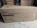 New Box Westinghouse 7224800 100-INCH Industrial Ceiling Fan Hvls Black. Fixed Price $309.00.