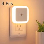 4PCS Smart Led Night Lights Auto On/off With Sensor, Bedroom, Kitchen, Hallway. Fixed Price $14.99.