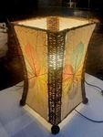 Eangee Hourglass Flower Table Lamp. Fixed Price $75.00.