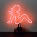 Girl Neon Sculpture - Trucker Woman Glass Tubes Lamp Sign. Fixed Price $109.97.