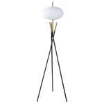 Coaster Layton White Orb Shade Tripod Floor Lamp Black - 920089. Fixed Price $139.99.
