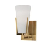 Open Box Item: Hudson Valley Upton Light Bath Bracket, Aged Brass HV1801-AGB. Fixed Price $99.99.