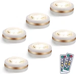Wireless Led Puck Lights With Remote Battery Operated Under Cabinet Closet. Fixed Price $21.18.