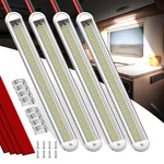 4 Pcs 12V 28W 120-LED Interior Bars Strip, 2800LM Lights On/off Switch. Fixed Price $24.31.