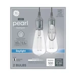 Ge Pearl Filament ST19 Led Light Bulbs, Edison Style Bulb, 60 Watt Replacement,. Fixed Price $12.95.