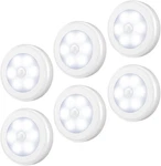 Amir Upgraded 3.15 Motion Sensor Light Indoor, Cordless Battery Powered Stick. Fixed Price $18.92.