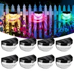 8 Pack Led Solar Fence Lights Outdoor Garden Wall Deck Steps Patio Decor Lamps. Fixed Price $17.99.
