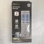 Ge Ultrapro 2-DEVICE Universal Wireless Remote Control Silver/black 69882. Fixed Price $5.00.