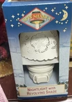 Revolving Spin Shades Lamp Night Light Plug Shells 5 New. Fixed Price $14.95.