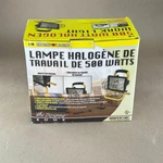 New The Designers Edge 500W Halogen Work Light Yellow Nib. Fixed Price $29.97.