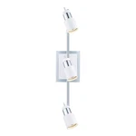 Eglo Lighting Davida 3-LIGHT Track Light, Matte White And Chrome Finish. Fixed Price $30.99.