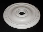 23" White Henta Plano Ceiling Medallion Paintable Abs Plastic Light Accessory. Fixed Price $39.95.