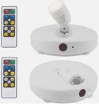 Honwell Wireless Led Spotlights 2 Pack Accent Puck With Remotes. Fixed Price $24.00.