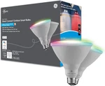 Ge Smart Led PAR38 Flood Light Bulbs, 90W Equivalent, 2-PACK, Alexa & Google Hom. Fixed Price $69.99.