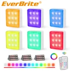 Everbrite 6PC Tap Led Closet Night Lights Remote Control Aaa Battery. Fixed Price $22.99.