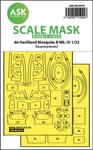 Art Scale Kit 1/32 Mosquito Mk.iv Double-sided Fit Mask For Hong Kong Model. Fixed Price $19.21.