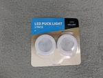 Brilliant Evolution Led Puck Lights, 2 Pack. Fixed Price $9.99.