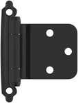 Amerock BP7630 Functional Hardware Variable Overlay Surface Mount - Black. Fixed Price $6.70.