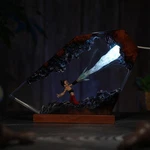 Astro Boy Resin Led Lamp, Anime Robot Night Light, Handmade Epoxy Desk Decor. Fixed Price $119.00.