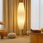 Rice Paper Floor 59-INCHES Tall Japanese Decor Standing Lamps For Bedroom. Fixed Price $64.95.