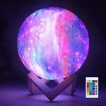 Moon Lamp Galaxy 5.9 Inch 16 Led Colors 3D Night Light Remote /touch /tap Usb. Fixed Price $27.98.