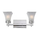 Z-lite Pershing Light Polished Nickel And Crystal Vanity Wall Orig $291. Fixed Price $59.99.