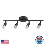 Globe Electric 59354 Payton 4-LIGHT Track Lighting Matte Black. Fixed Price $41.80.