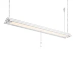 Ft T8 2-LIGHT Led Shop Fixture, 28W, 120V, 4000K Bright White Tubes, .... Fixed Price $56.40.