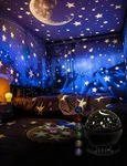 Led Usb Night Light Baby Kids Moon Star Sky Projector Lamp Rotating Cosmos Gift. Fixed Price $9.95.