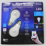Feit Electric Smart Bulbs White/millions Of Colors 2 - Open Box. Fixed Price $14.95.