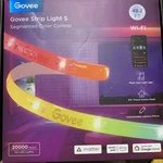 Govee 49.2FT Wi-fi Rgbicw Led Strip Light Multi. Fixed Price $77.00.