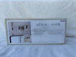 Allen + Roth 3-LIGHT Vanity Lighting Brushed Nickel & Gold, Clear Glass Shades. Fixed Price $80.00.