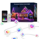 Permanent Outdoor LIGHTS-200FT Rgb+ic With Smart App & Remote CONTROL,120 Led.... Fixed Price $109.98.
