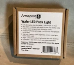 Armacost Lighting Wafer Thin Soft White Led Puck Polished Chrome Finish. Fixed Price $10.39.