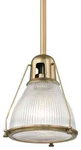 Hudson Valley Haverhill 1-LT Pendant 7308-AGB Aged Brass. Fixed Price $125.00.