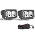 2X3" Sport Clear Driving Led Light Cube Pods 6500K Fog Lamp W/wiring Harness. Fixed Price $43.98.
