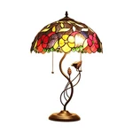 Chloe Lighting Mariebelle Tiffany-style Floral Stained Glass Table Lamp 16".... Fixed Price $158.68.