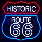 Historic Route Neon Sign 5RT66N W/ Free Shipping. Fixed Price $459.99.
