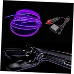 Maxlax Led Neon Car Interior Lighting Strip - 3 Meter Flexible 12V 9 Ft Purple. Fixed Price $19.56.