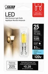 Feit Electric BP25G9/850/LED 2.3W Dimmable Base T4 Bulb, Daylight. Fixed Price $10.50.