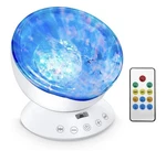 Ocean Wave Projector Lights Starry Night Moon - With Remote Control. Fixed Price $14.99.