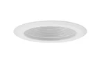 Lot Of 7 Progress Lighting 5 In. PAR30 White Step Baffle Recessed Trim P868-28. Fixed Price $63.00.
