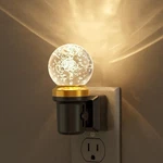 Modern Globular Night Light With Auto Sensor - Perfect For Bedroom & Hallway. Fixed Price $19.79.