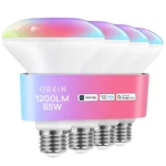 Orein Smart Light BULB,1200 Lumens BR30 Flood Bulbs Work With Aid.... Fixed Price $81.54.