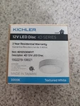 Kichler Series Led Disc Light 3/4" 3000K White Cabinet Puck 4D12V30WHT. Fixed Price $24.99.