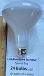 Lot Of 24 BR30 65W Led Bulbs Amazon Basics Daylight 5000K Dimmable Indoor. Fixed Price $59.97.