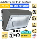 150W Dusk To Dawn Led Wall Pack Light, Outdoor Security Area Lights, IP65 5000K. Fixed Price $398.01.