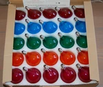 Hometown Evolution G50 Glass Light Bulbs - Colors, 25 New Xmas Tree. Fixed Price $11.99.