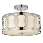Chloe Lighting Bronx Transitional 2 Chrome Semi-flush Ceiling Fixture.... Fixed Price $68.05.